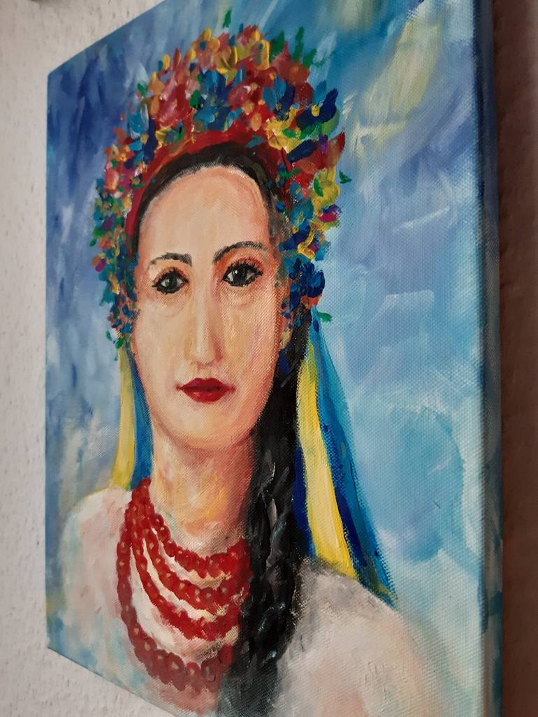 Original Figurative People Painting by Iryna Pechena