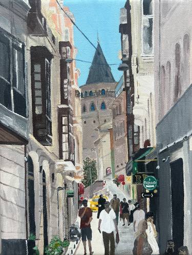 Original Realism Architecture Painting by Lola Bellalaart