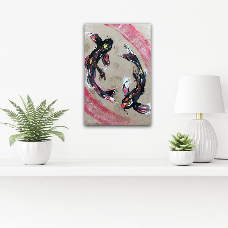 Original Abstract Animal Painting by Lola Bellalaart