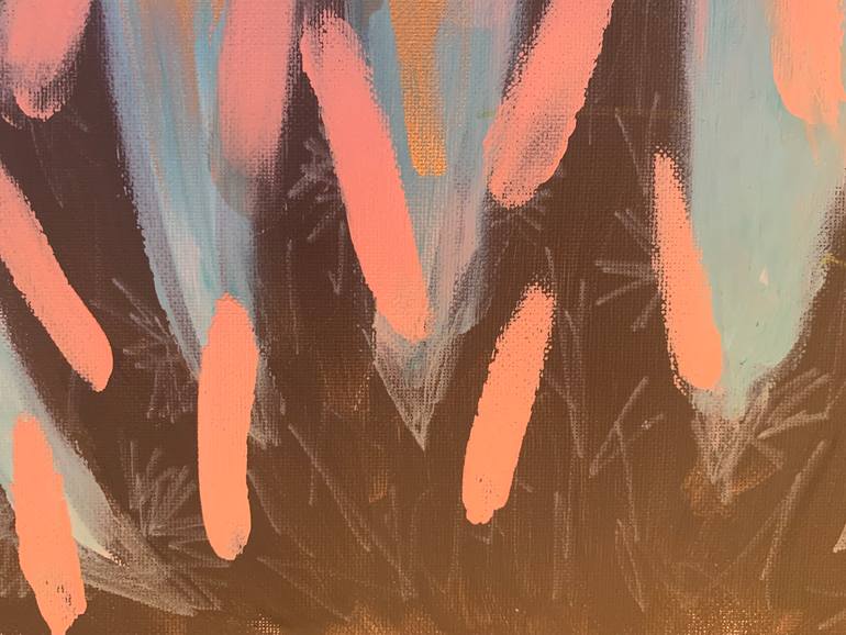 Original Abstract Expressionism Abstract Painting by Lora Carvalho