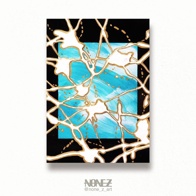 Original Abstract Expressionism Abstract Painting by None Z