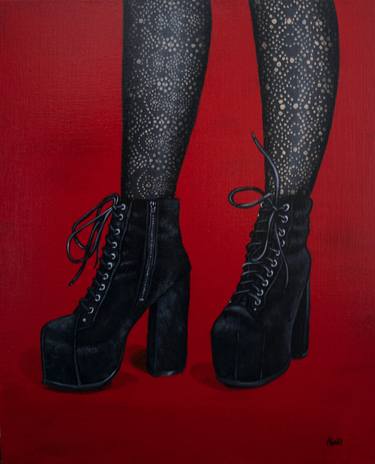 Original Fashion Paintings by Meri Aisala