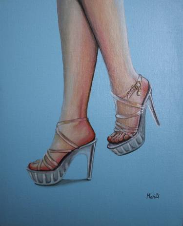 Print of Fashion Paintings by Meri Aisala