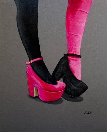 Print of Fashion Paintings by Meri Aisala