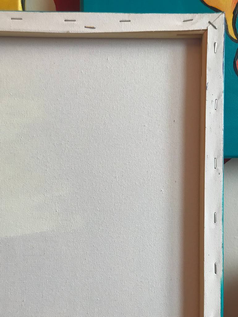 Original Art Deco Beach Painting by Ljubow Jung