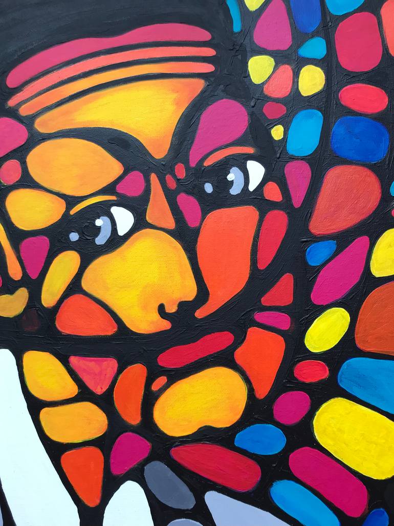 Original Art Deco People Painting by Ljubow Jung