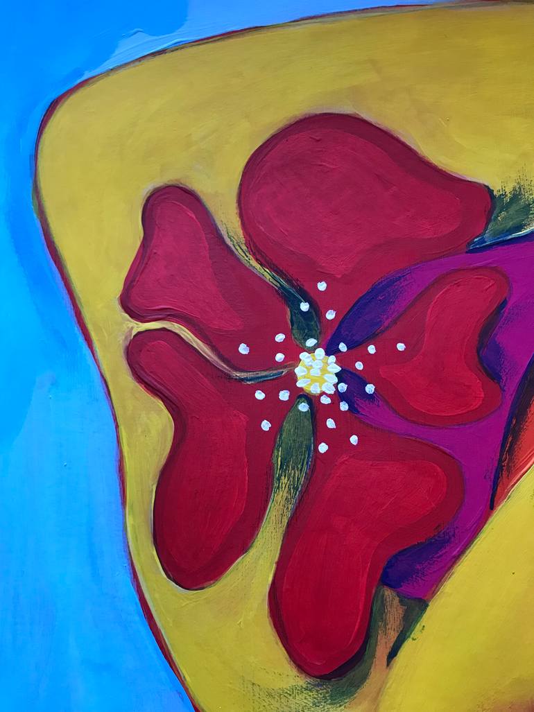 Original Art Deco Animal Painting by Ljubow Jung