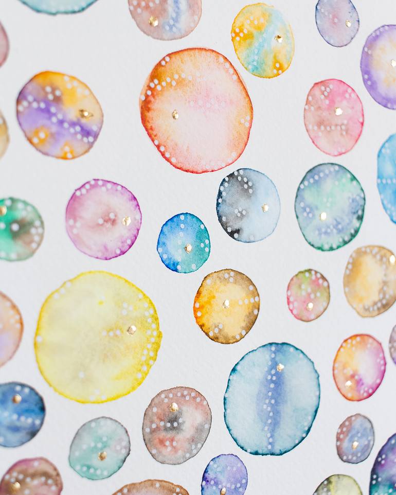 Original Abstract Expressionism Abstract Painting by Fabiana Silveira