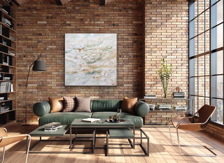 Original Abstract Expressionism Abstract Painting by Marijean Harris