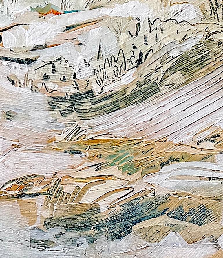 Original Abstract Expressionism Abstract Painting by Marijean Harris