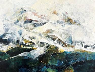 Original Abstract Landscape Paintings by Marijean Harris