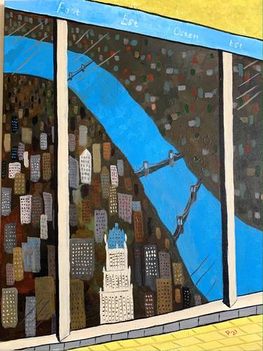 Original Documentary Cities Paintings by Paulette Licitra