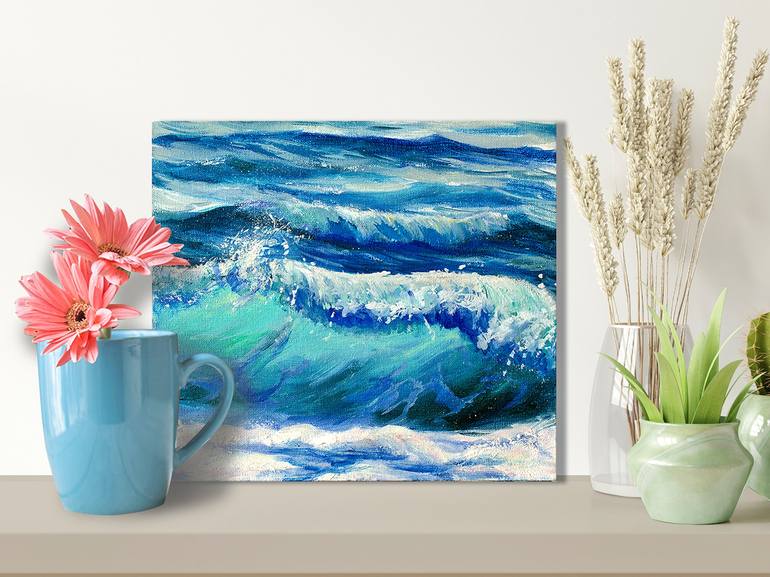 Original Fine Art Water Painting by Natalia Romanova