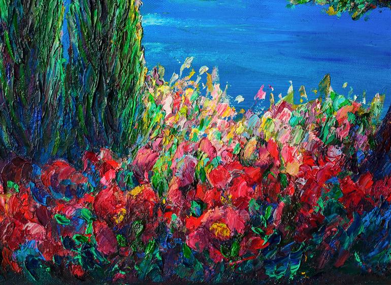Original Abstract Landscape Painting by Natalia Romanova