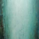 Falling Water, Forest Light in Peacock Blues by Aondrea Maynard