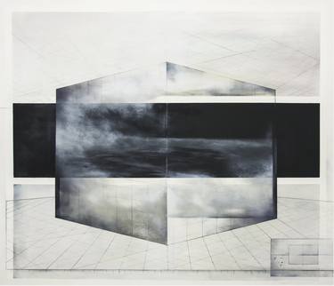 Original Abstract Geometric Paintings by Hanna Banaszczyk