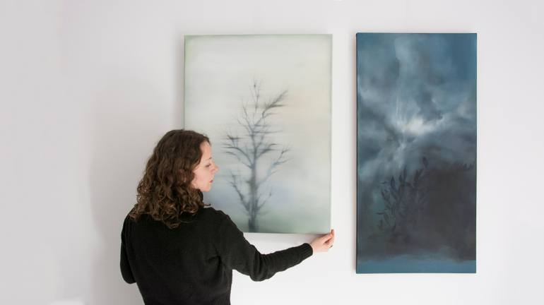 Original Contemporary Nature Painting by Hanna Banaszczyk