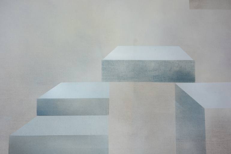 Original Modernism Abstract Painting by Hanna Banaszczyk