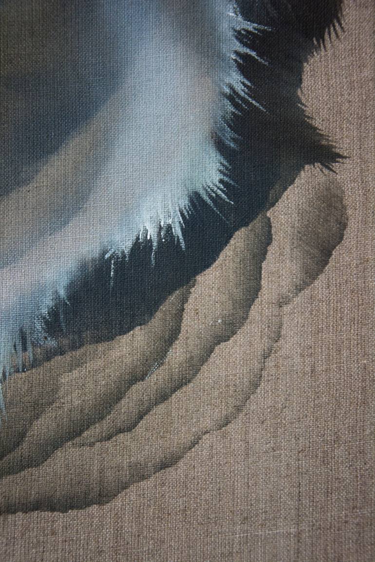 Original Abstract Botanic Painting by Hanna Banaszczyk