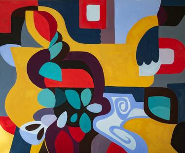 Original Modern Abstract Paintings by Gail Campbell