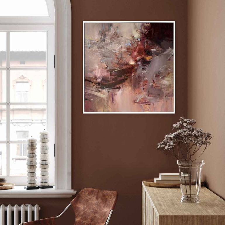 Original Abstract Expressionism Abstract Painting by Lisa Parkyn