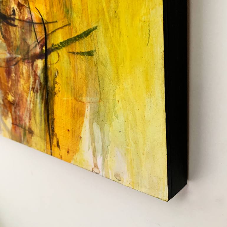 Original Abstract Expressionism Landscape Mixed Media by Lisa Parkyn