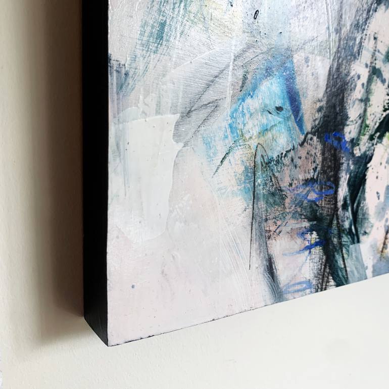 Original Abstract Expressionism Landscape Mixed Media by Lisa Parkyn