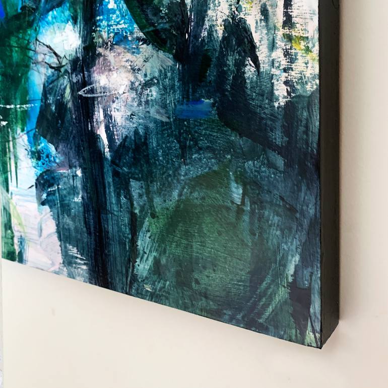 Original Abstract Expressionism Landscape Mixed Media by Lisa Parkyn