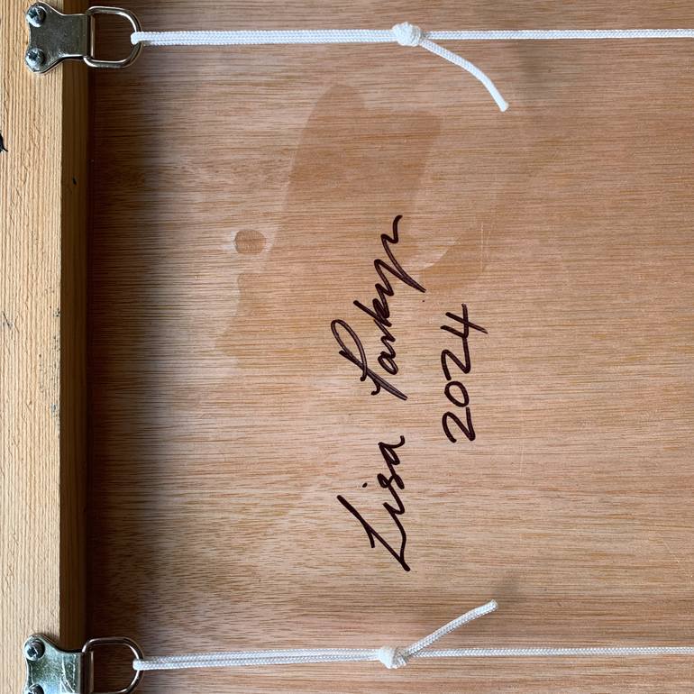 Original Abstract Expressionism Landscape Mixed Media by Lisa Parkyn