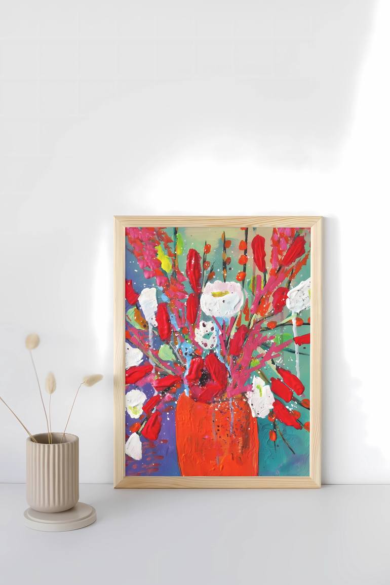 Original Impressionism Abstract Painting by Antonia Hoybakk