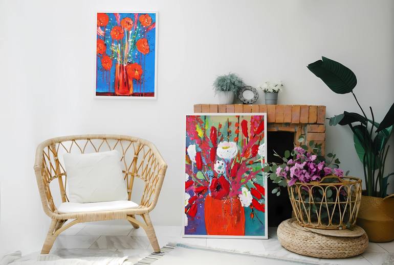 Original Impressionism Abstract Painting by Antonia Hoybakk