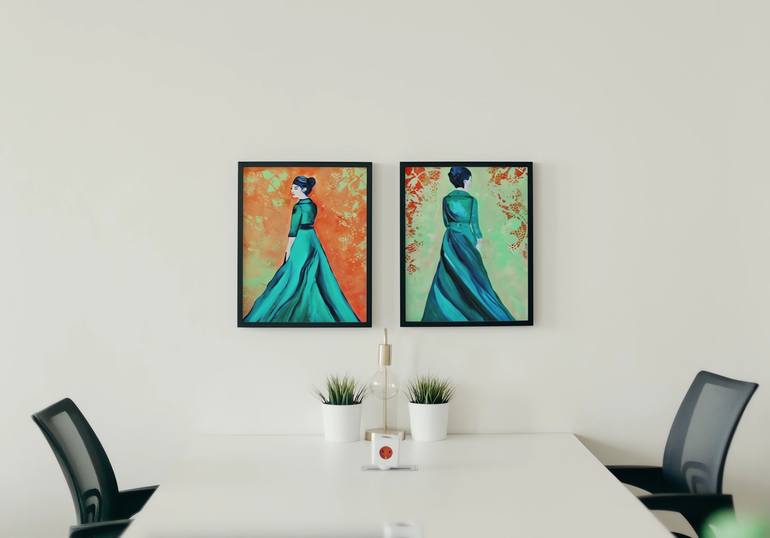 Original Women Painting by Antonia Hoybakk