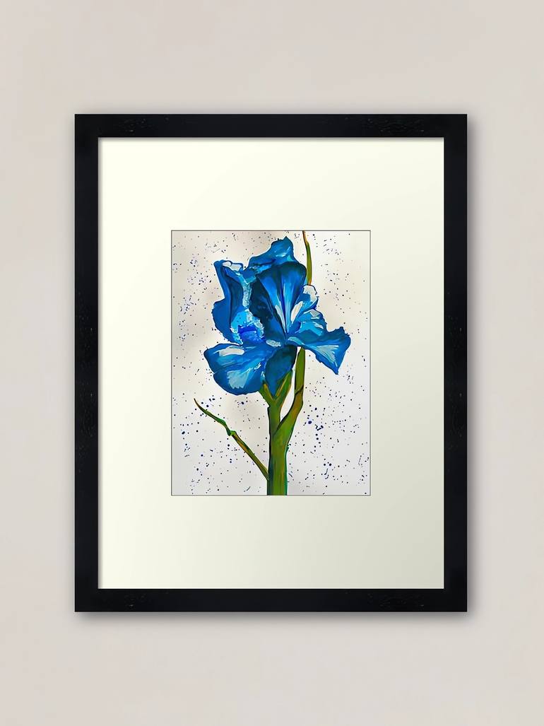 Original Abstract Floral Painting by Antonia Hoybakk