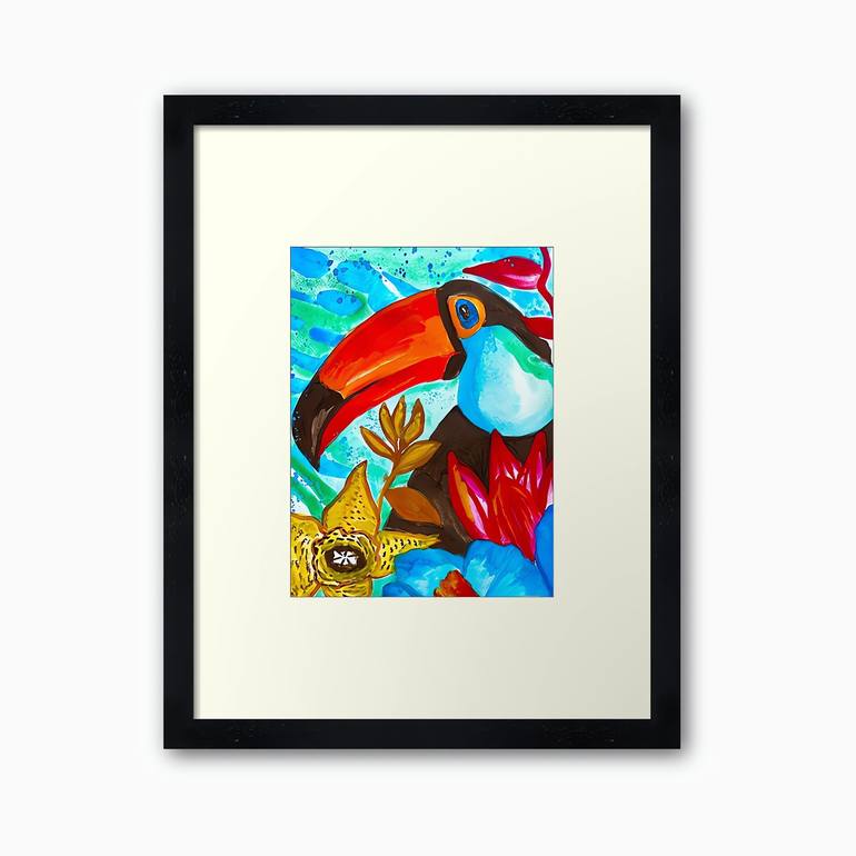 Original Abstract Expressionism Abstract Painting by Antonia Hoybakk