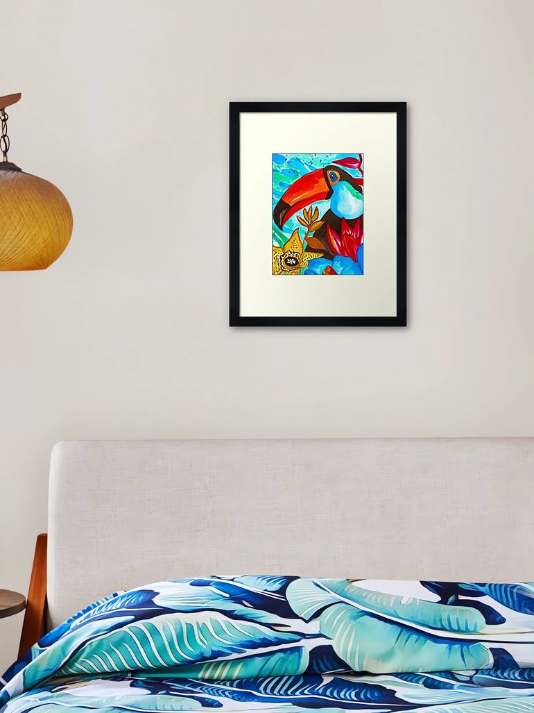 Original Abstract Expressionism Abstract Painting by Antonia Hoybakk
