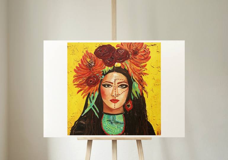 Original Women Painting by Antonia Hoybakk