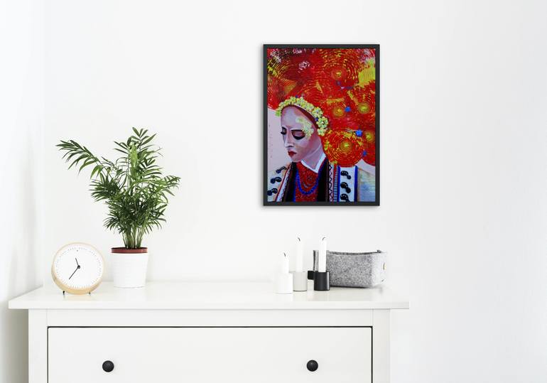 Original Expressionism People Painting by Antonia Hoybakk