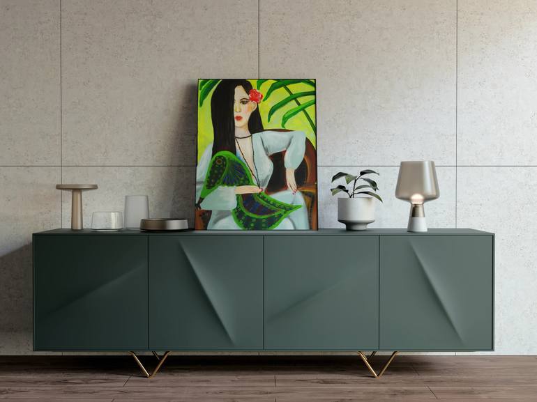 Original Figurative Women Painting by Antonia Hoybakk