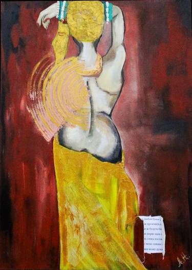 Original Abstract Nude Paintings by Antonia Hoybakk