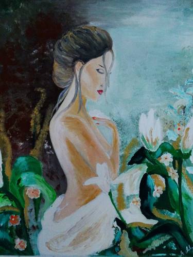 Original Figurative Women Paintings by Antonia Hoybakk