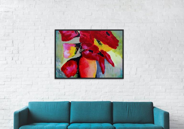 Original Abstract Painting by Antonia Hoybakk