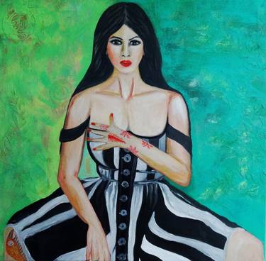 Print of Figurative Women Paintings by Antonia Hoybakk