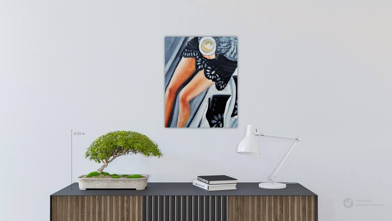 Original Figurative Women Painting by Antonia Hoybakk