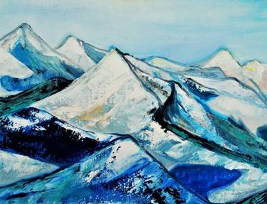 Original Expressionism Landscape Paintings by Antonia Hoybakk