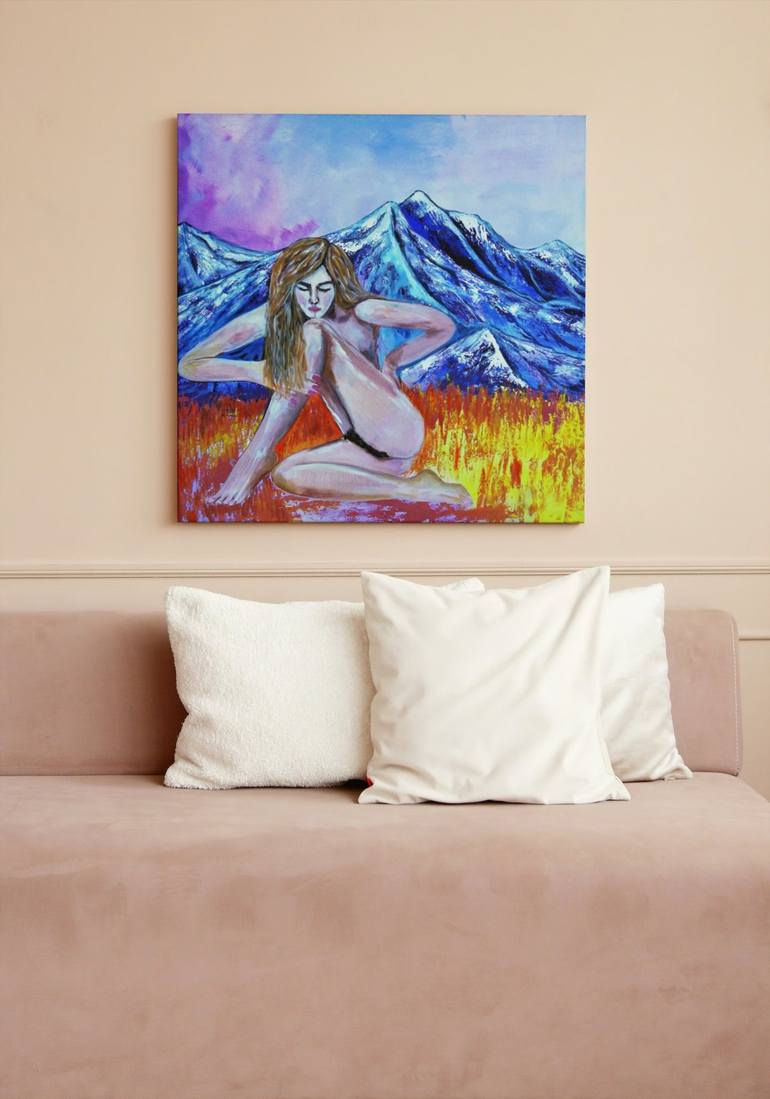 Original Figurative Landscape Painting by Antonia Hoybakk