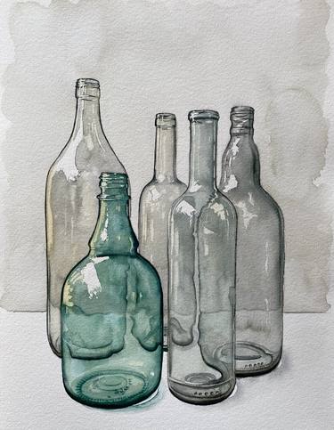 Original Still Life Paintings by Serpil Umit