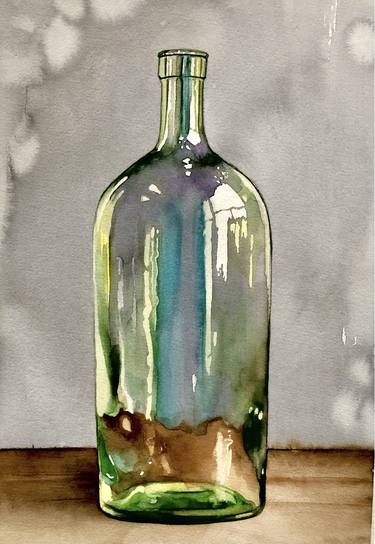 Old green bottle (167) thumb