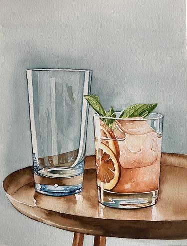 Original Still Life Paintings by Serpil Umit