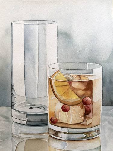 Original Still Life Paintings by Serpil Umit