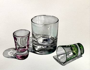 Original Fine Art Still Life Paintings by Serpil Umit